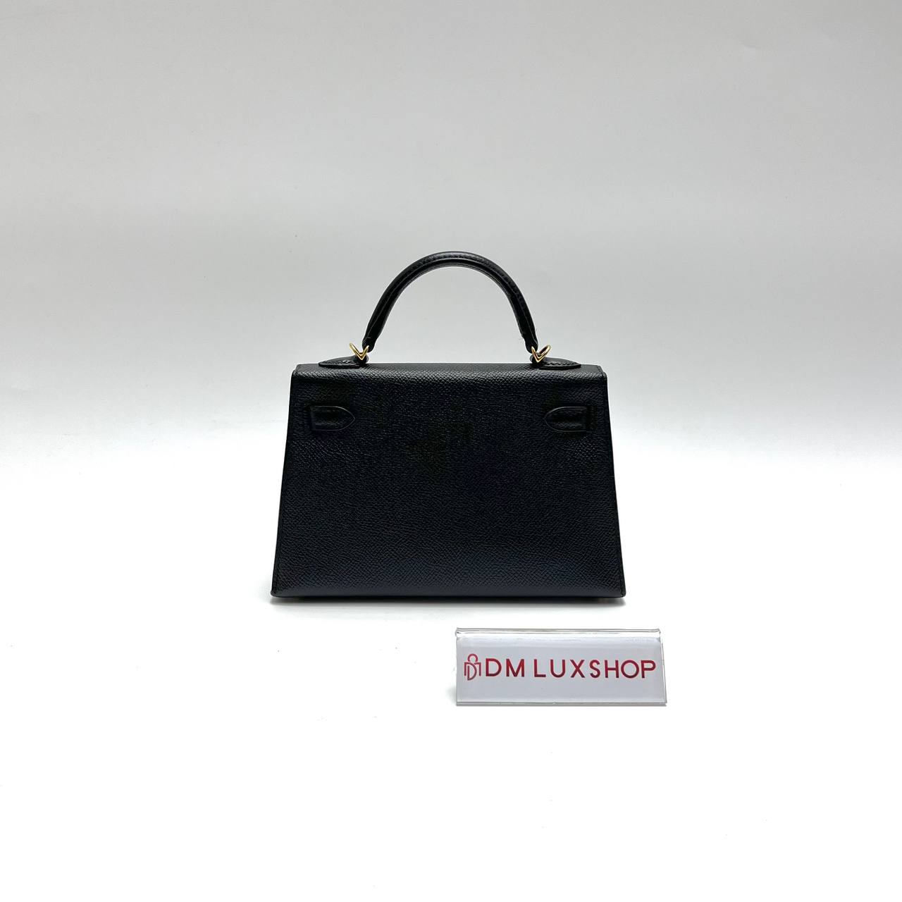 Hermes Mini Kelly II Black GHW (Stamp C)