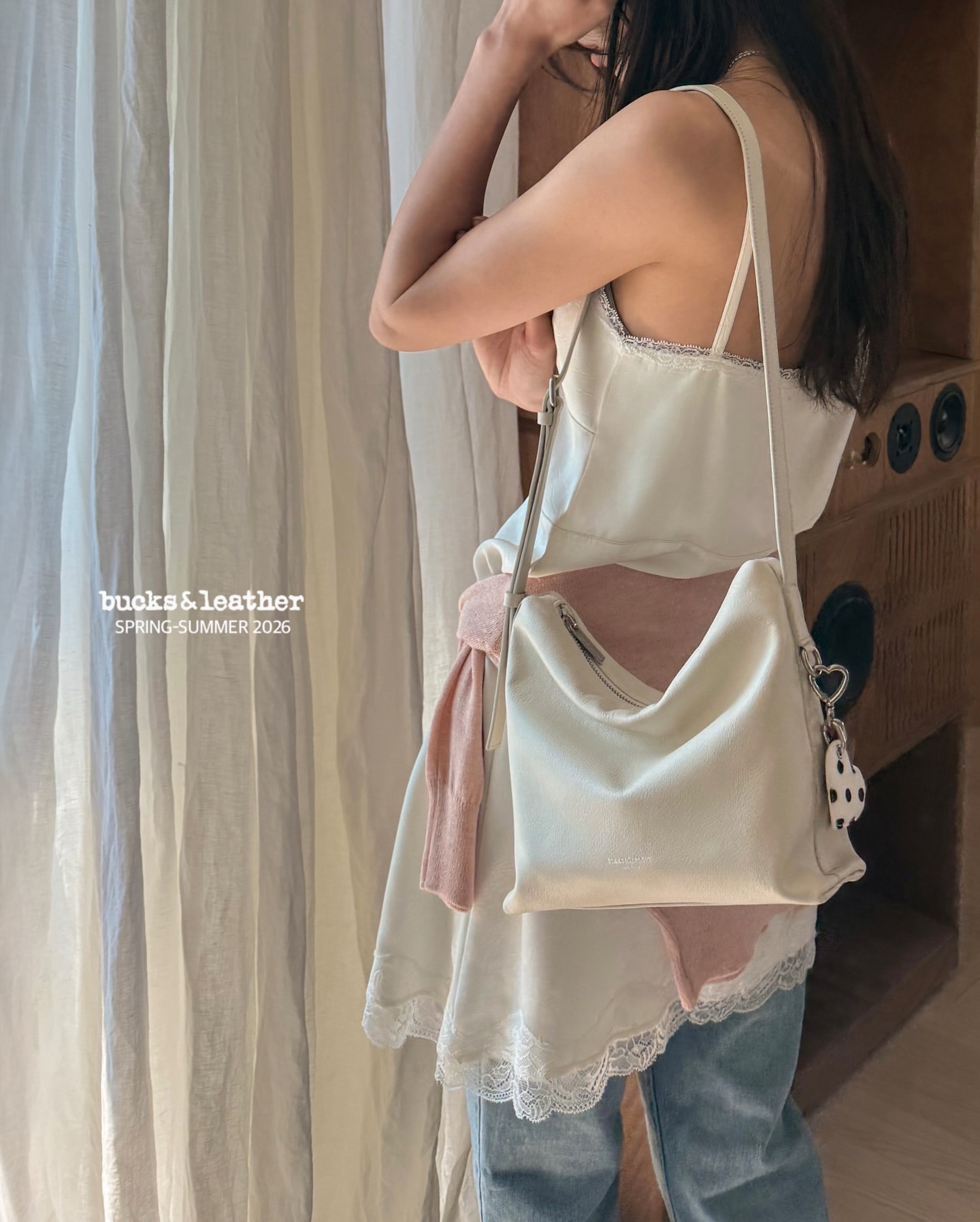 預購_牛皮亮面 / 荔枝紋 Low Bag (S) By Bucks & leather