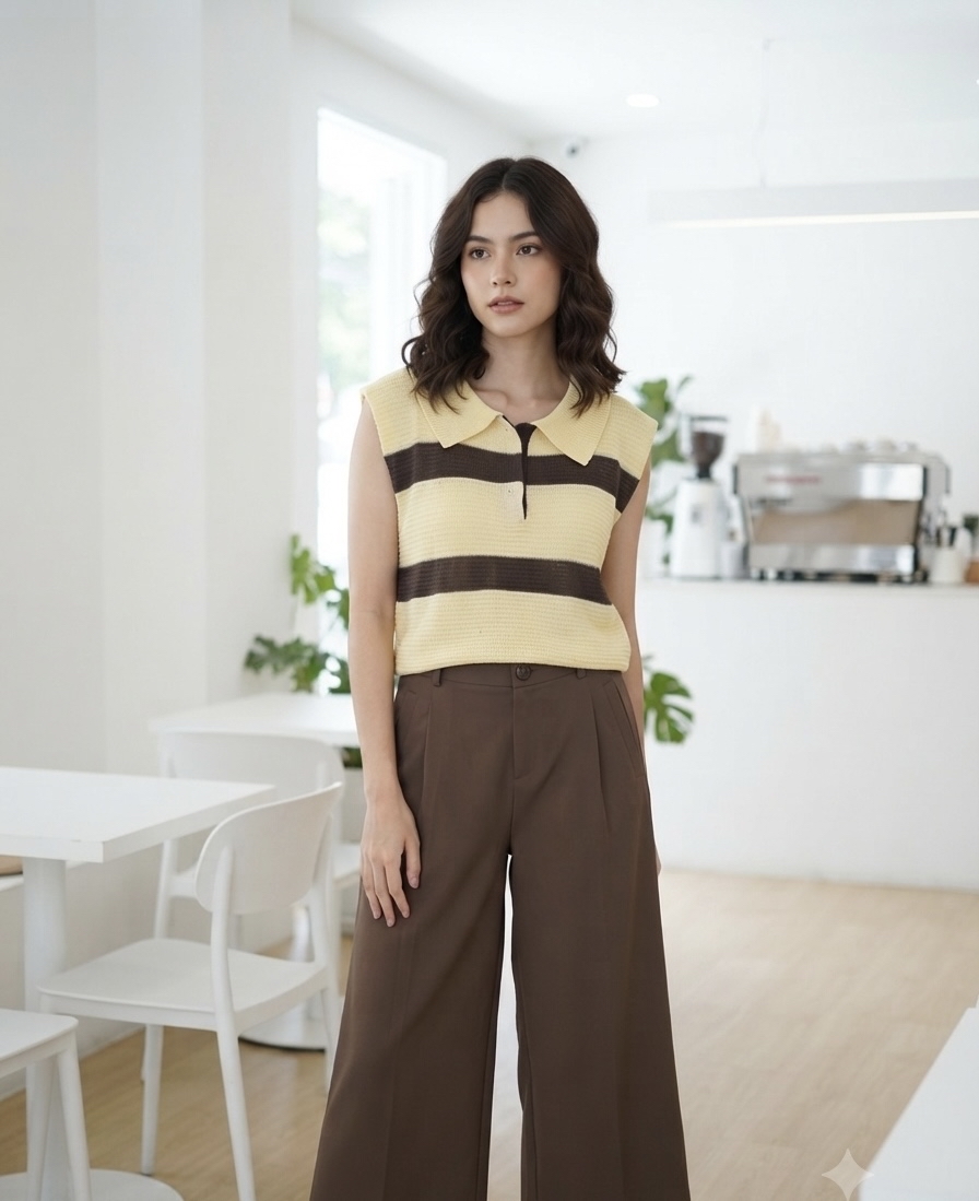 Stripe Knit Top