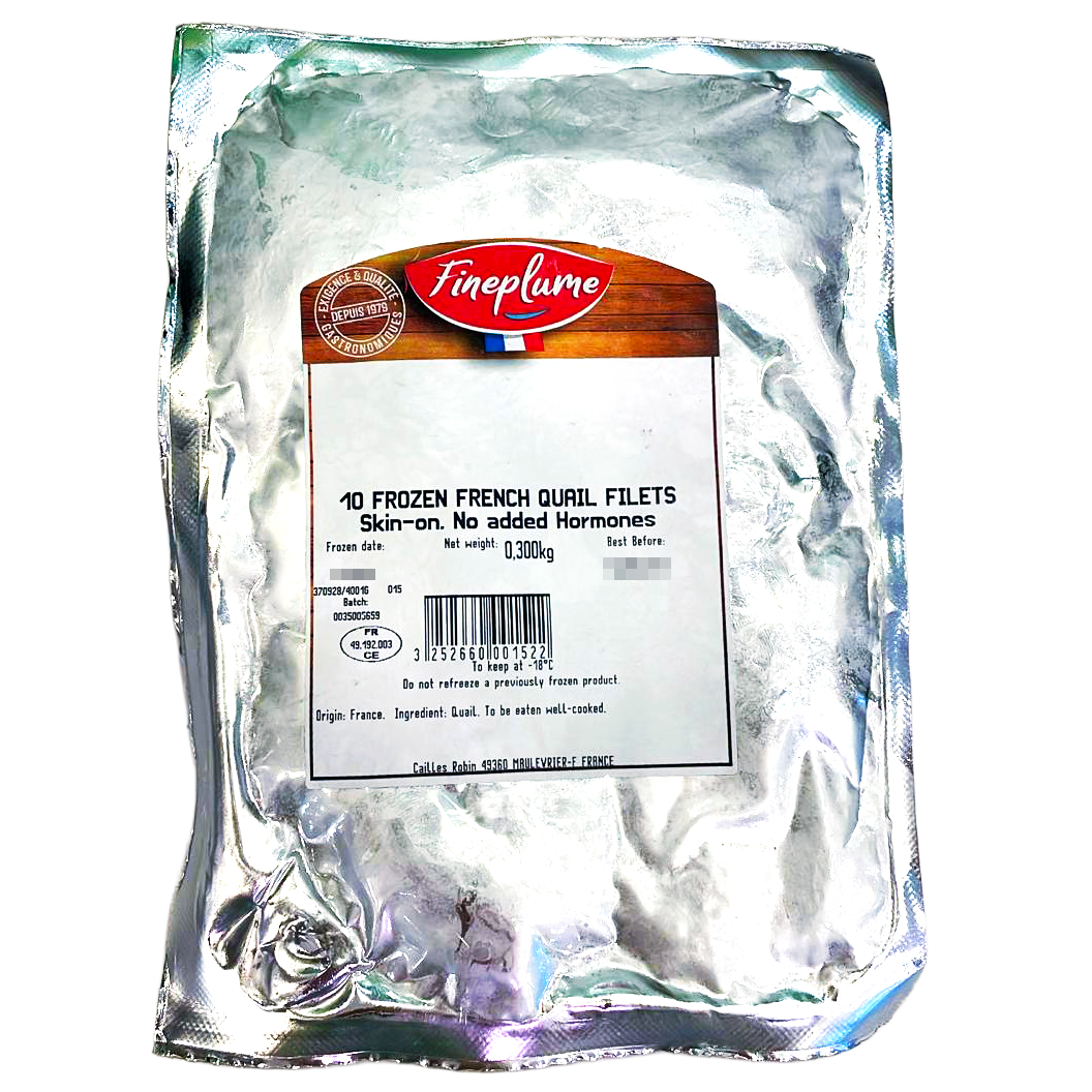 法國 Fineplume 無激素鵪鶉胸柳肉(約300g/約10件) - 1包
