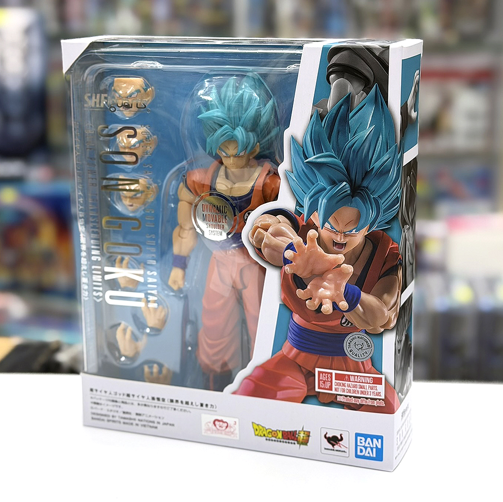 (行版) Bandai S.H.Figuarts 龍珠超 超級撒亞人之神 超級撒亞人孫悟空 〈超越極限的藍色力量〉 SHF Dragon Ball Super Saiyan God Super Saiyan Son Goku 