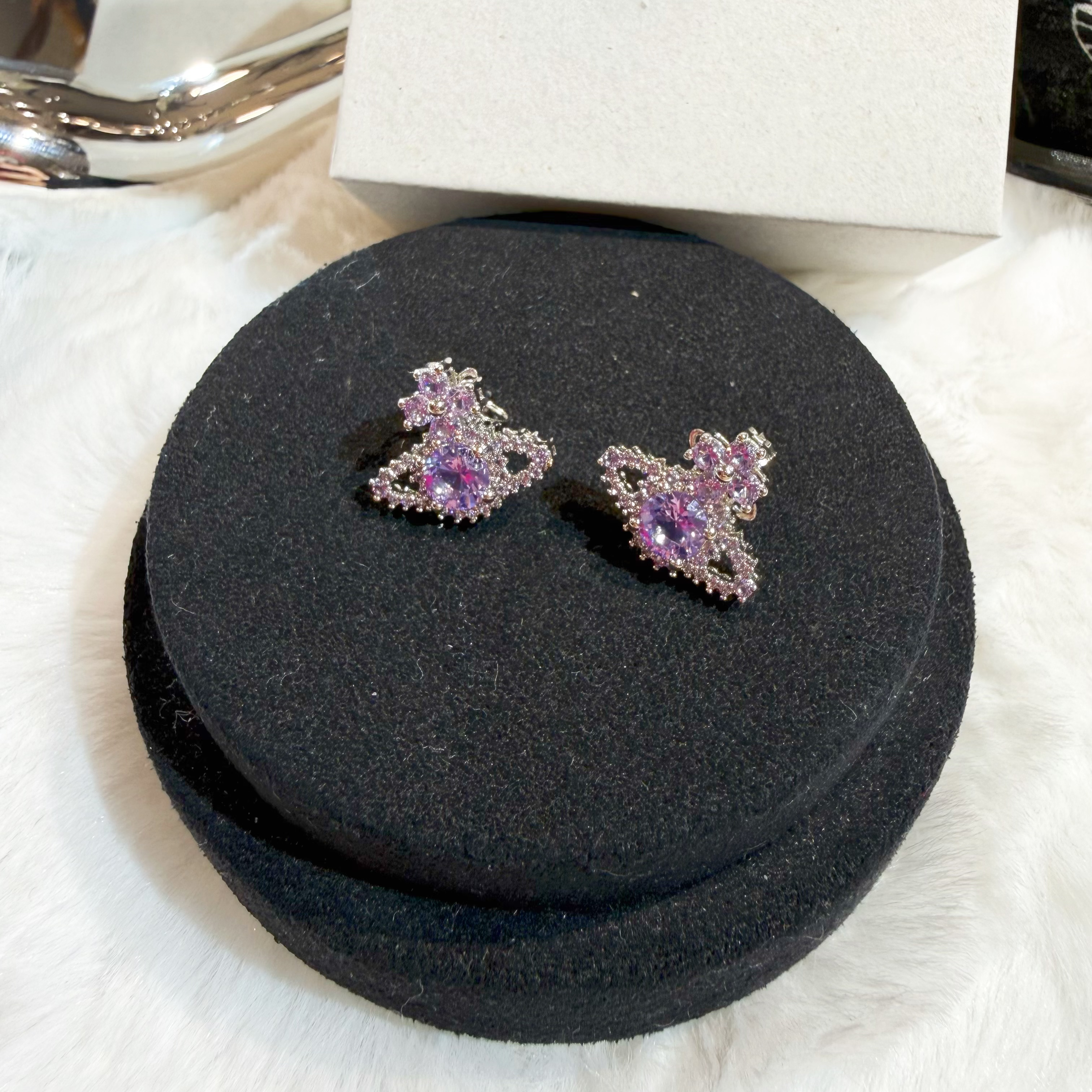 VW Valentina earrings purple/s