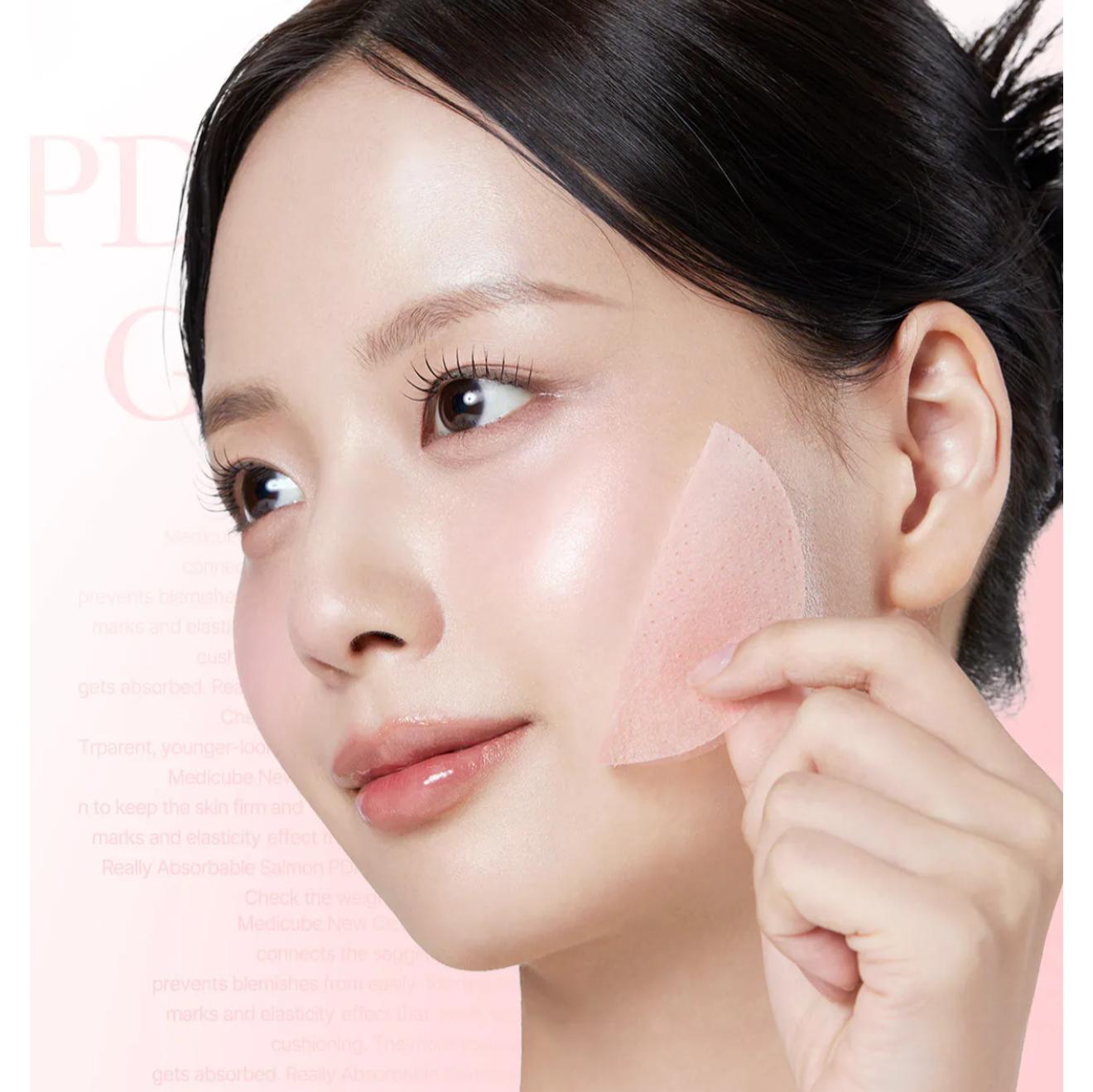 Medicube PDRN粉紅膠原凝膠爽膚棉