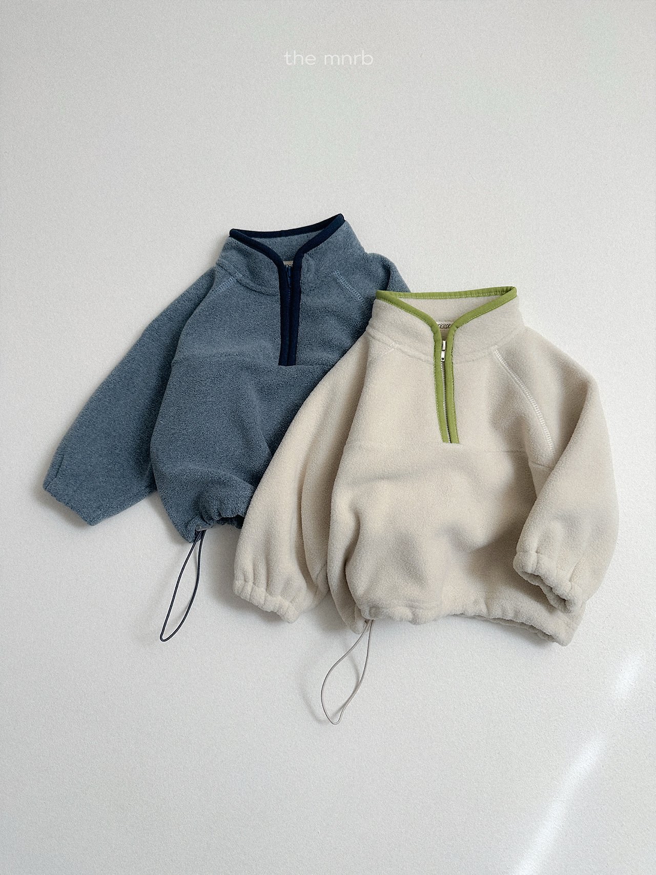 Mnirobe | Two-tone fleece half zip