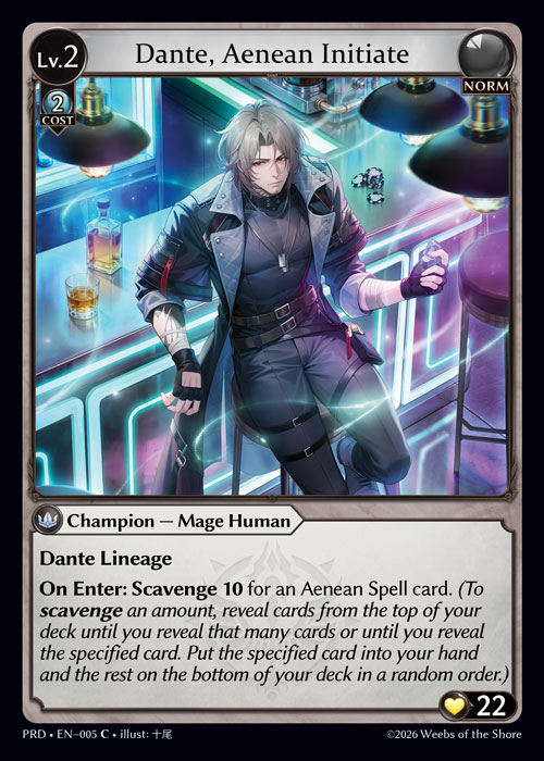 Dante, Aenean Initiate / PRD-005 (C)