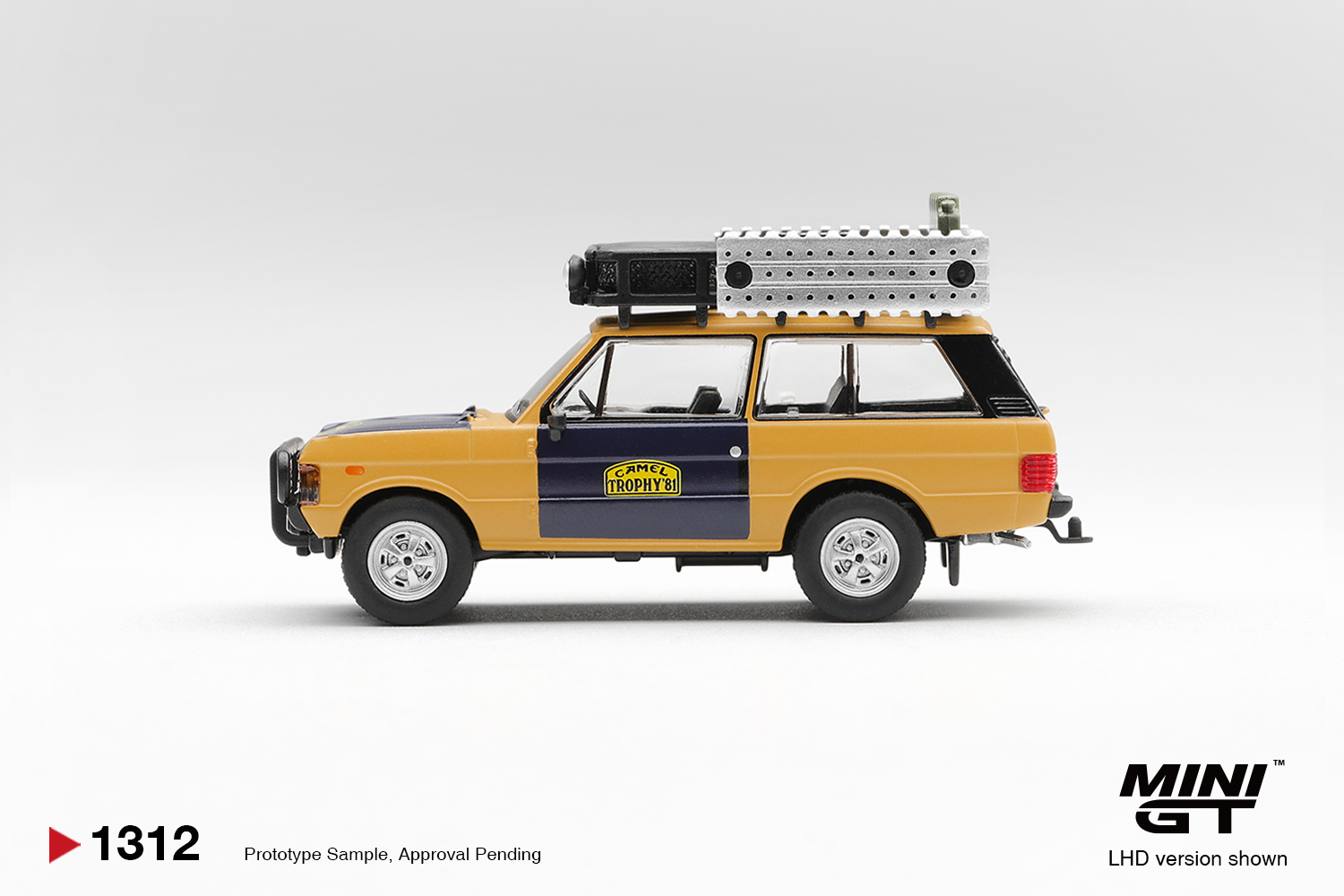 Mini GT 1/64 Range Rover 1981 Camel Trophy Sumatra H.Fischer & W.Bays - MGT01312-BL