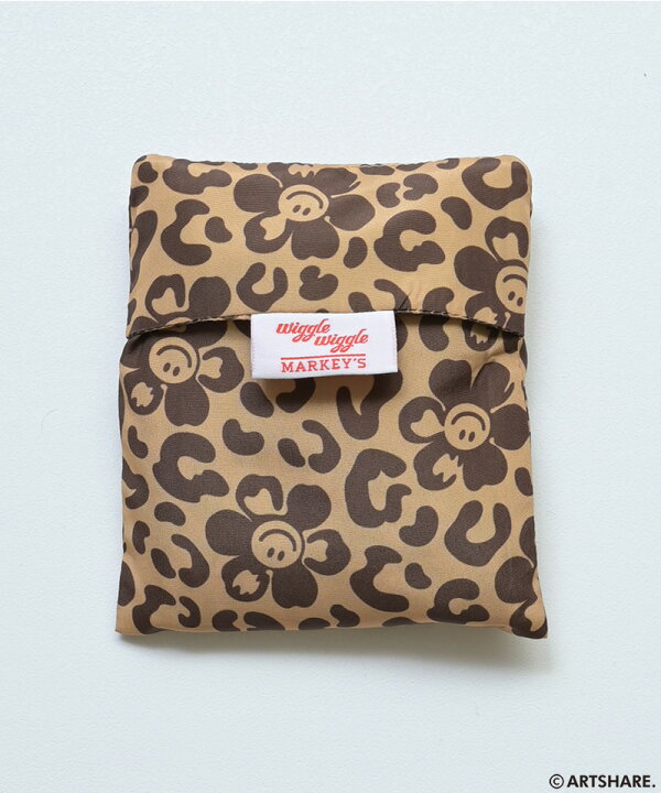 🇯🇵預訂 日本直送🇯🇵Markey’s x Wiggle Wiggle兩色花花小熊印花環保袋