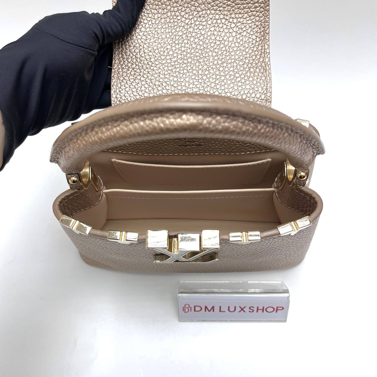LV Mini Capucines Flower Crown Gold