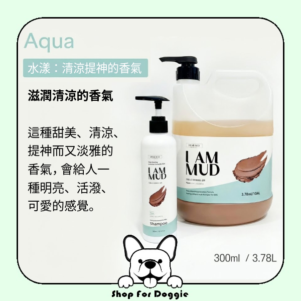 [訂貨3-4星期] 韓國 DearSco I AM MUD Shampoo 300ml-Aqua