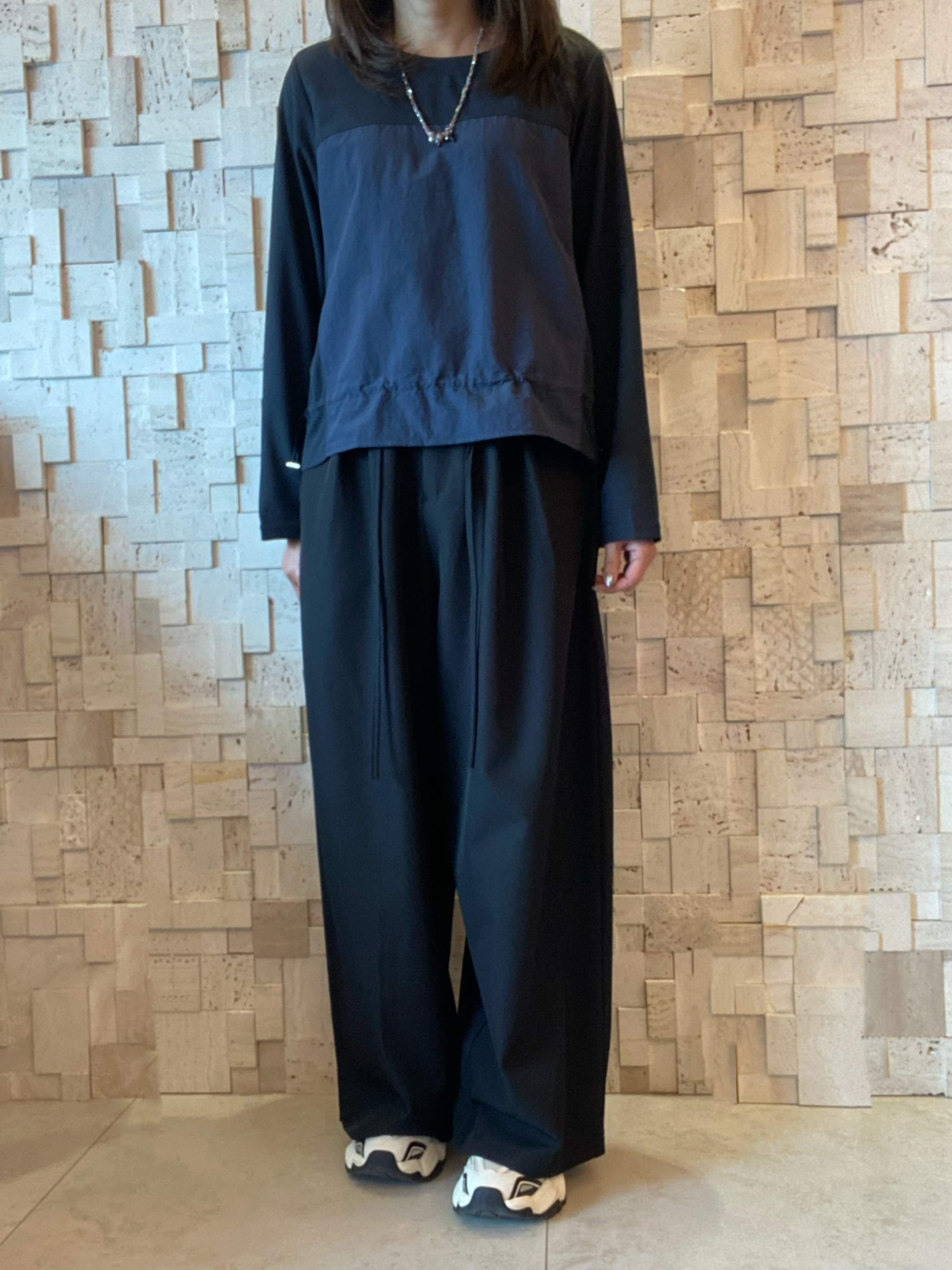 #2068 拼布束腰Top