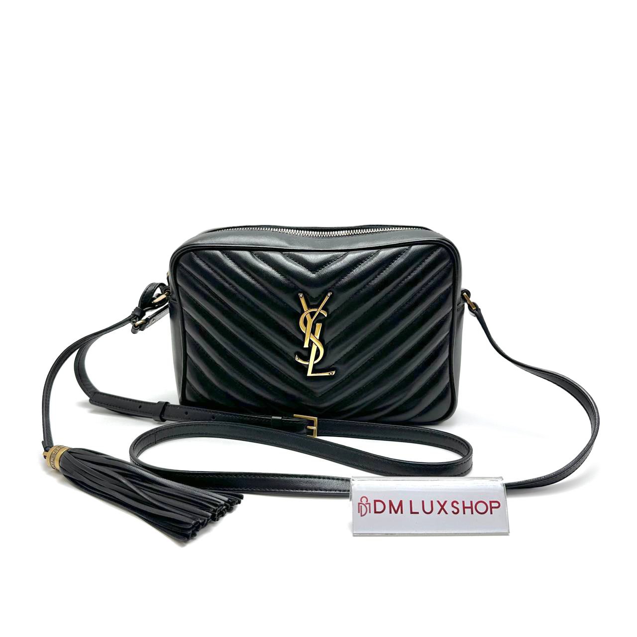 YSL Black Camera Bag GHW