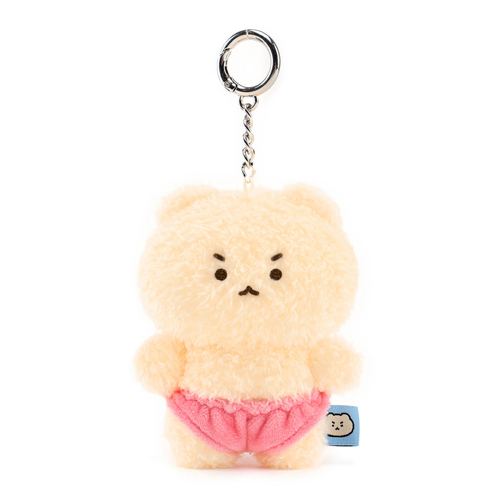 [망그러진곰 Manggom] Underwear Plush Keyring (2款)