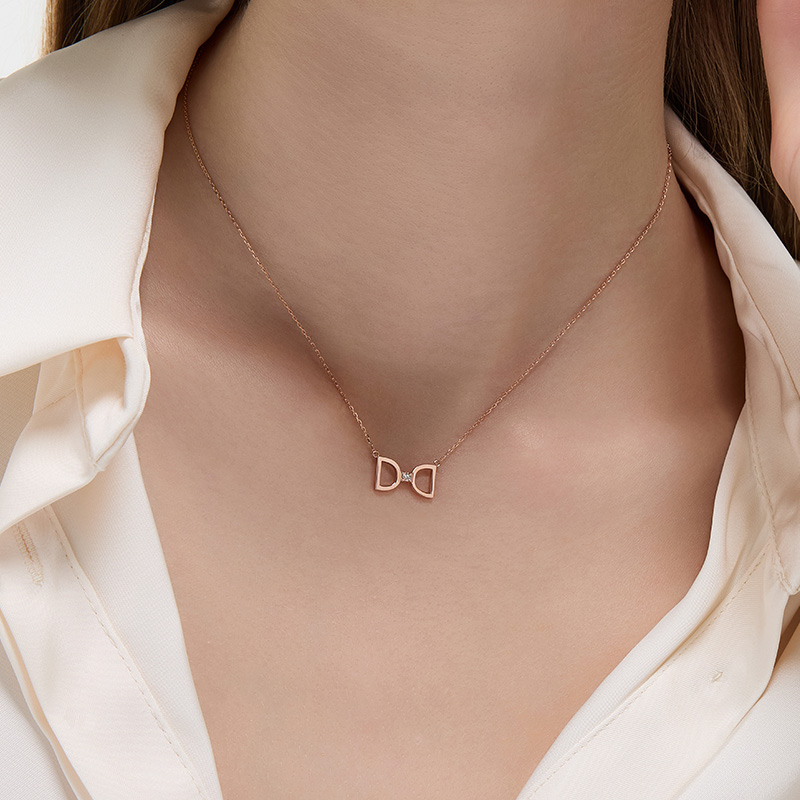 DIDIER DUBOT Miss Doux 鑽石頸鏈 (JDRNRXF014S)