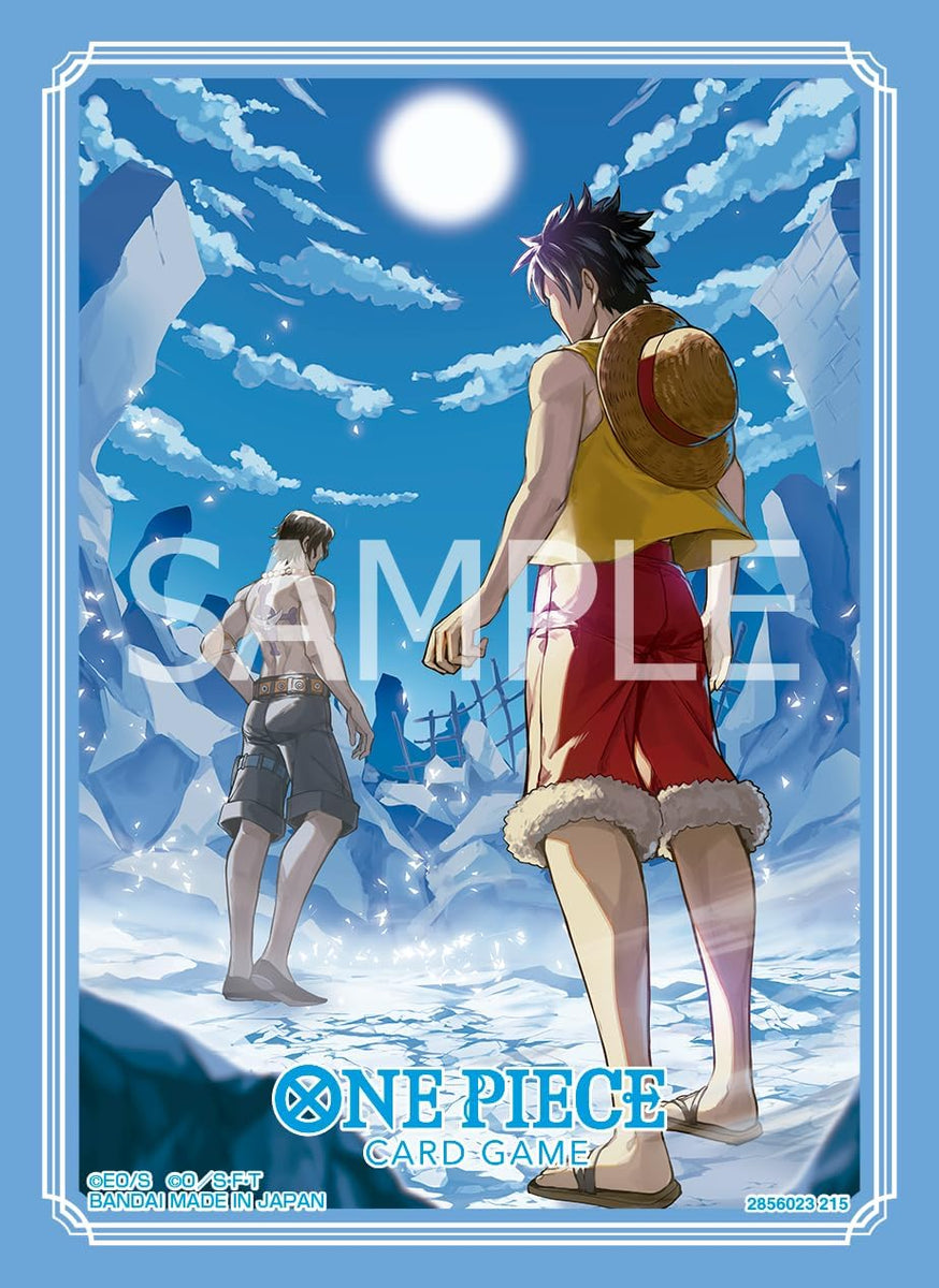 ONE PIECE 官方卡套 15 路飛&艾斯
