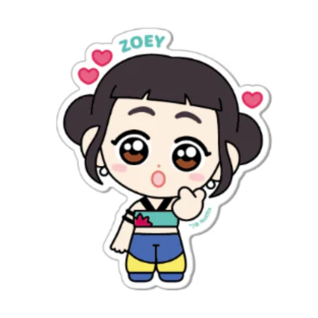 K-POP DEMON HUNTERS - BIG STICKER - ZOEY