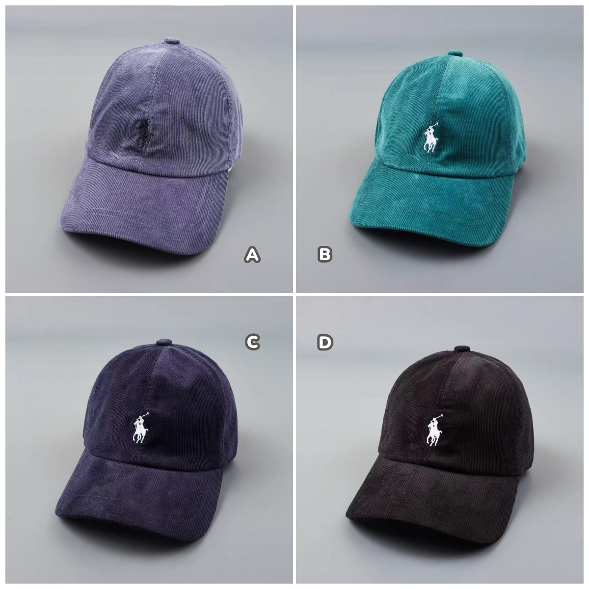 💯Polo Ralph Lauren Corduroy Baseball Cap 燈芯絨棒球帽