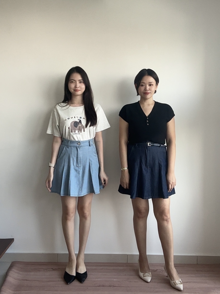 S1955 Short Denim Skirt - 3 Colors 
