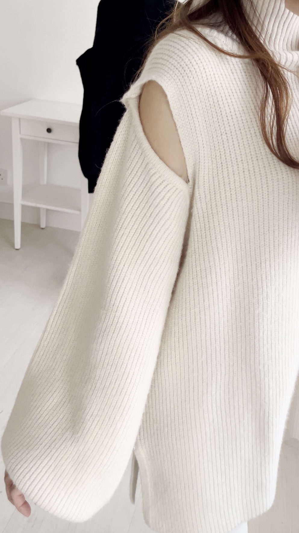 必購💡2-WAY鈕扣懶洋洋毛衣(JP)［象牙色］101056