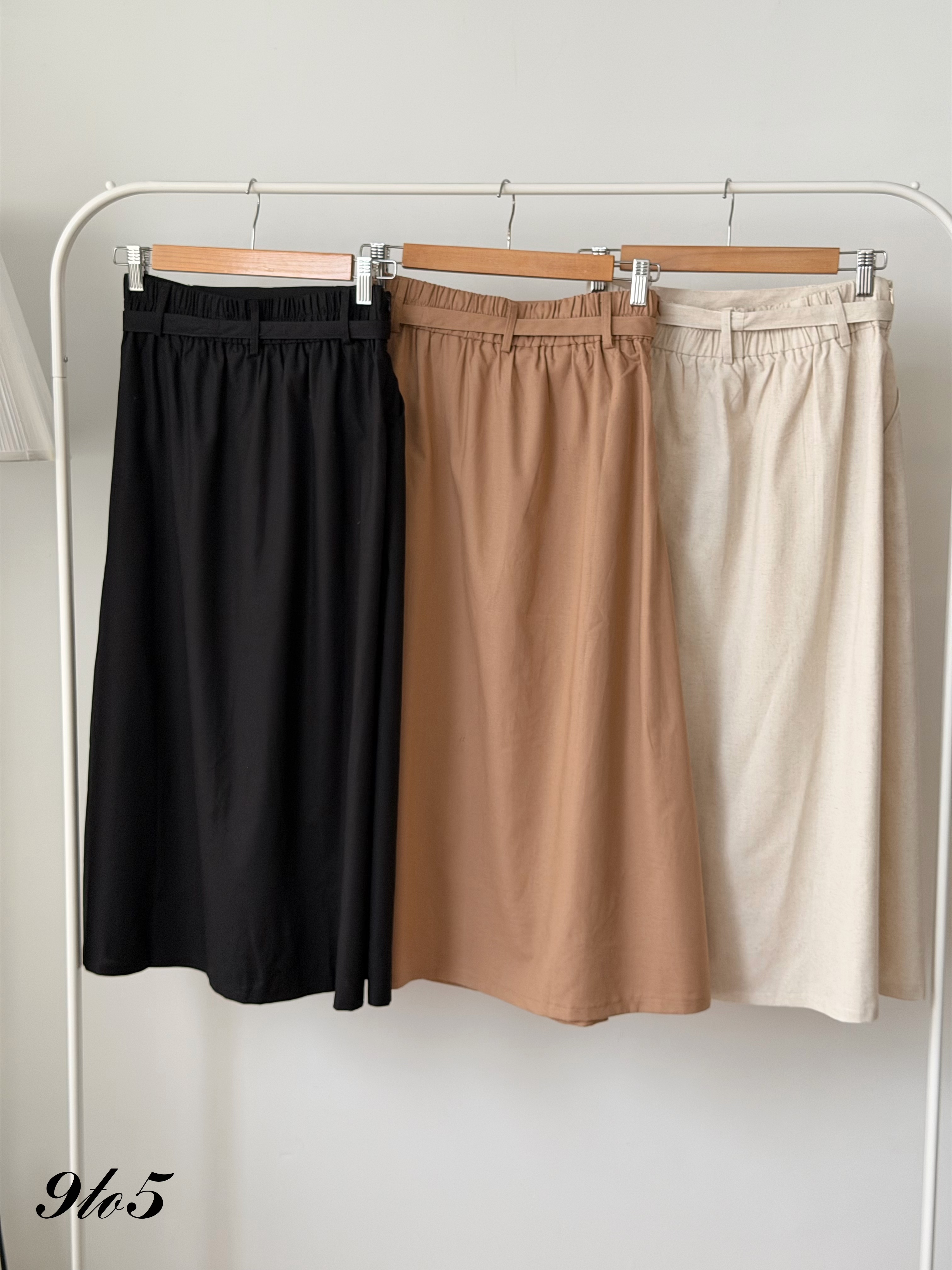 S2011 Bow-tie A Line Skirt - 3 Colors