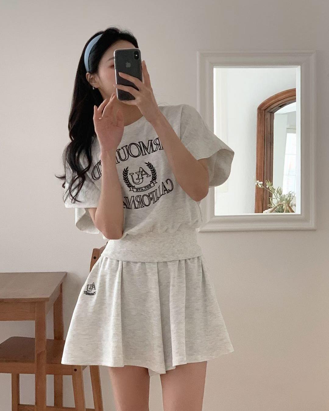 字母刺繡衛衣 Set