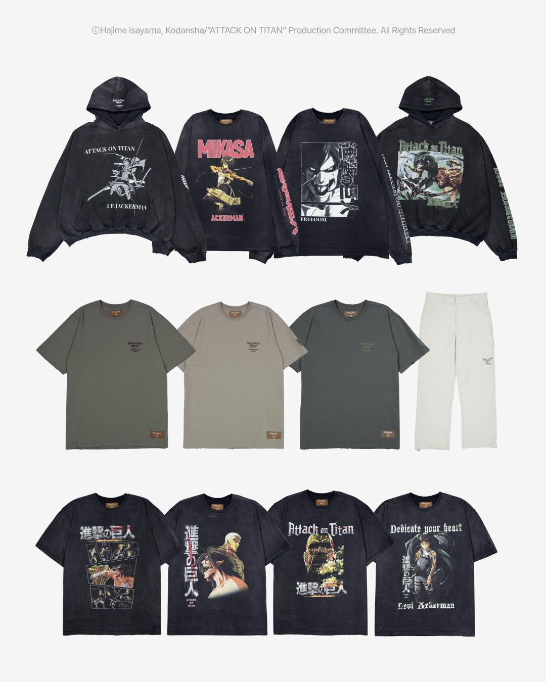 undermycar x 進擊的巨人 限定系列