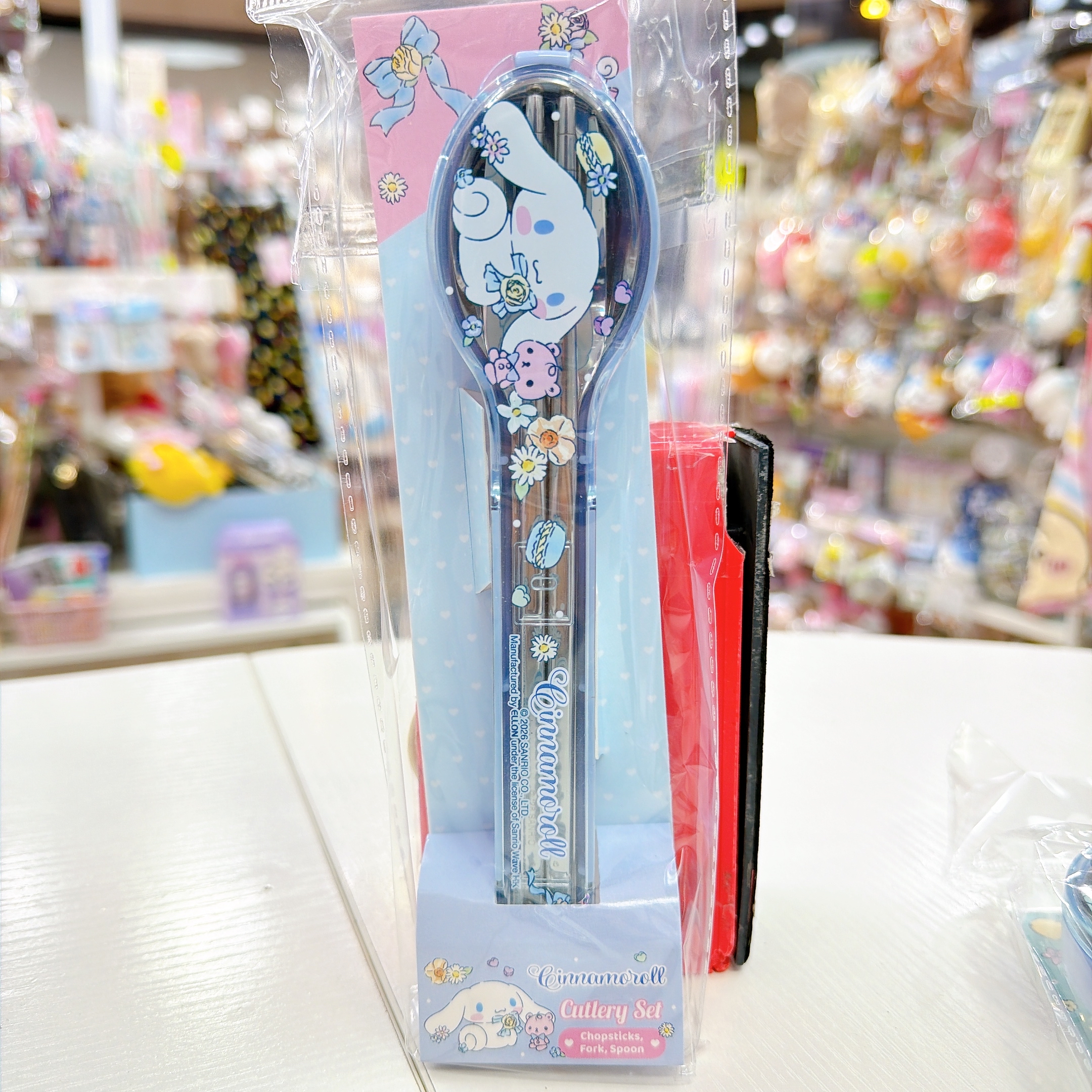 原裝行貨sanrio  304不鏽鋼匙羹 筷子 叉！餐具套裝！