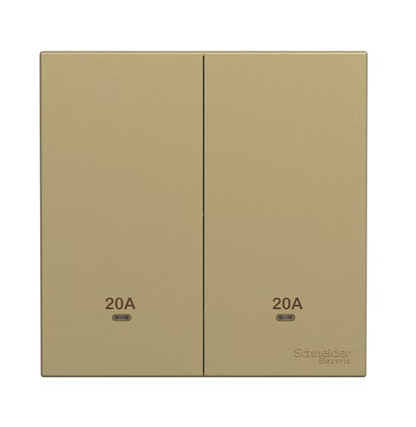 施耐德 奐然AvatarOn C 沉醉金 20A孖位 燈曲