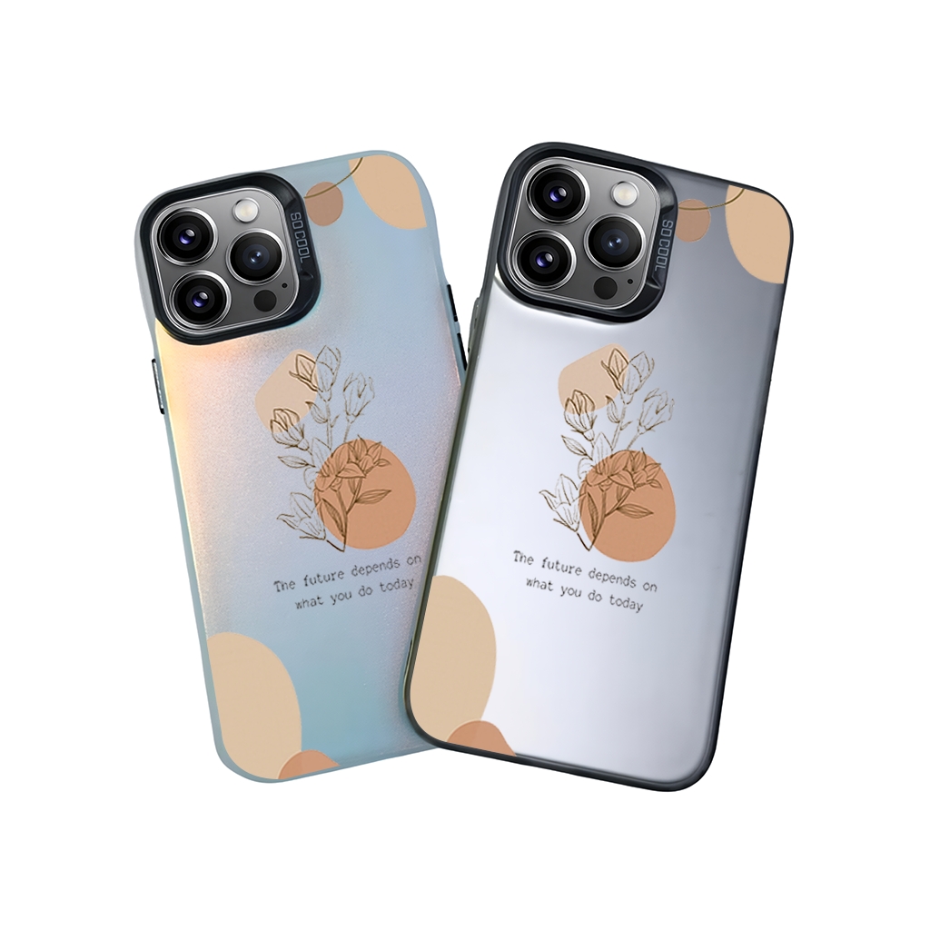 IMD CASE PHONE FOR REALME - DESIGN FLOWER A1