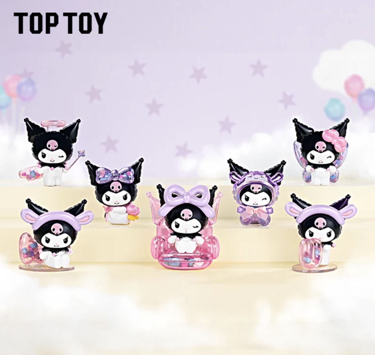 TOP TOY - Kuromi氣球大師系列手辦盲盒 (BOX OF 6)
