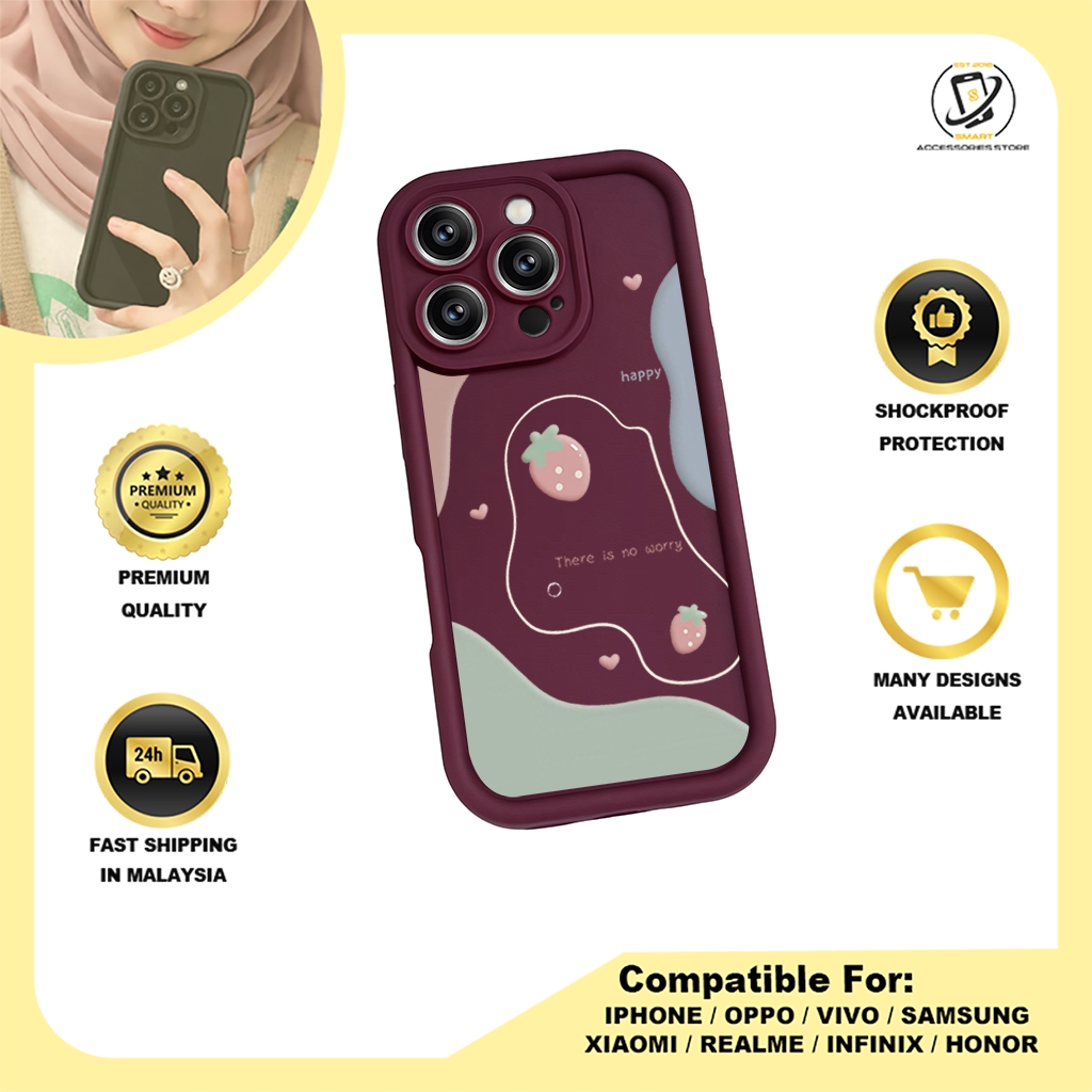 TPU DESIGN CASE PHONE FOR HONOR - DESIGN FOOD B