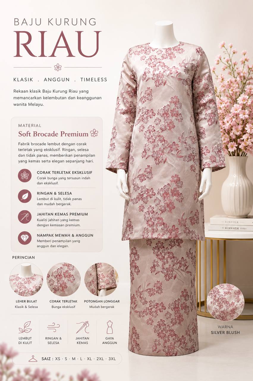 KURUNG RIAU MODEN (BROCADE)