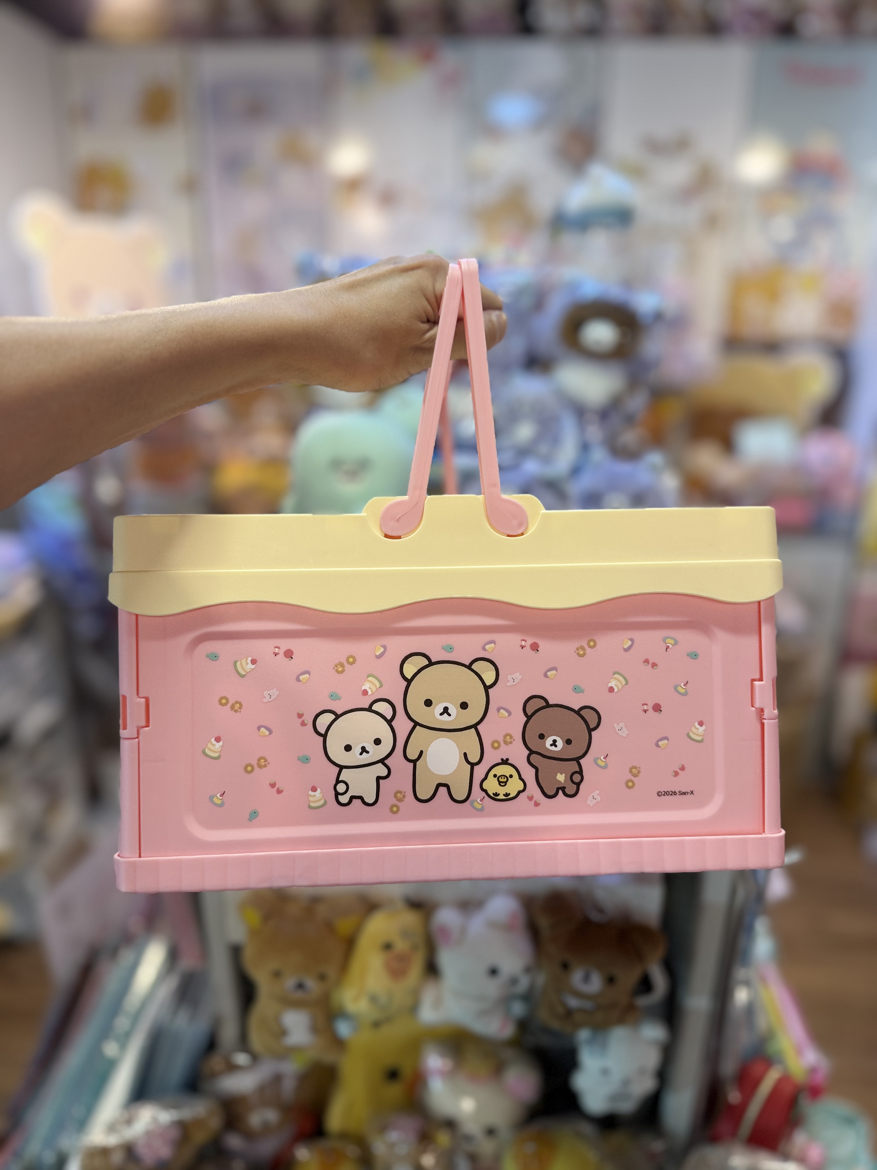 《現貨》全新Rilakkuma摺疊式收納盒