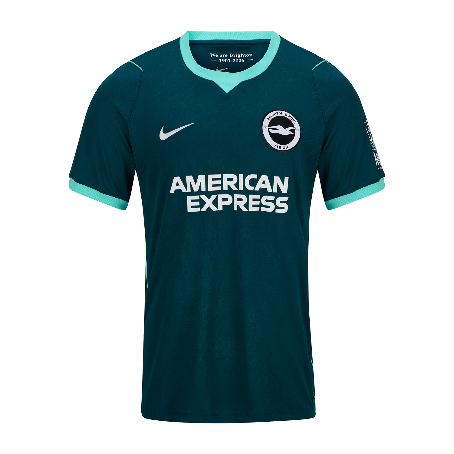 Nike Brighton & Hove Albion 白禮頓 2026-27 三客球迷版球衣 (可加印字章)