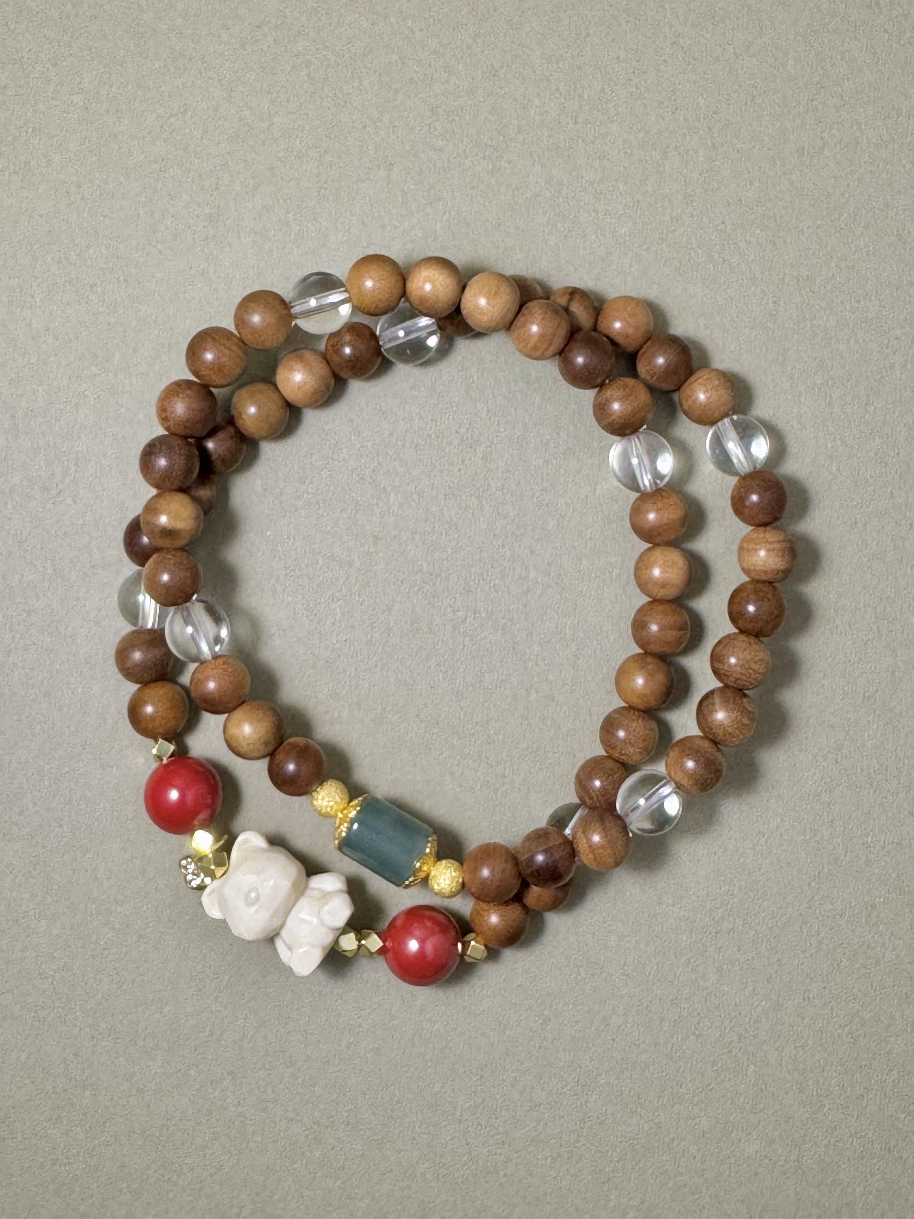 【檀光流轉】雙圈老山檀手串