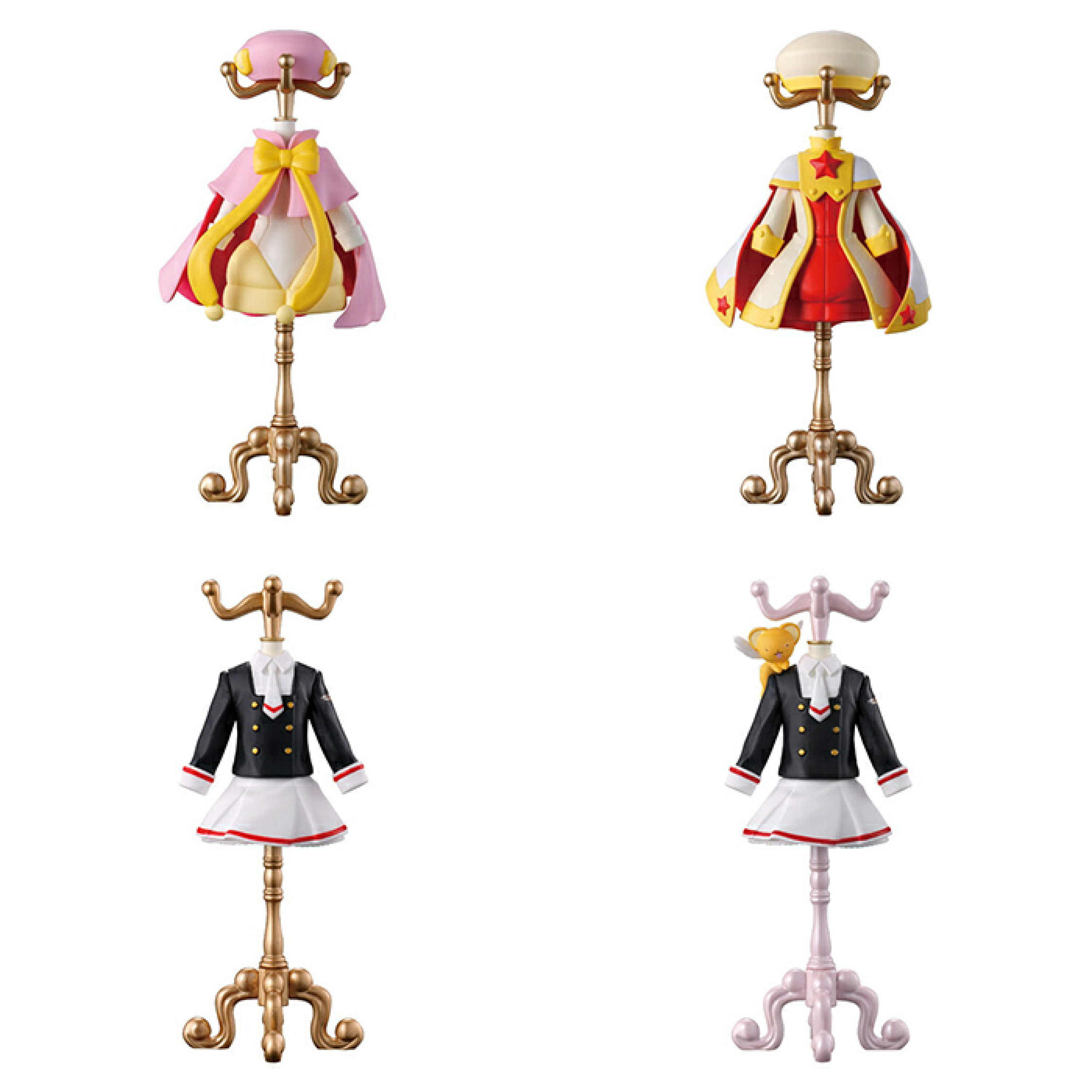 百變小櫻 透明牌篇 Capsule Torso 衣架 扭蛋 第6彈（全4種）