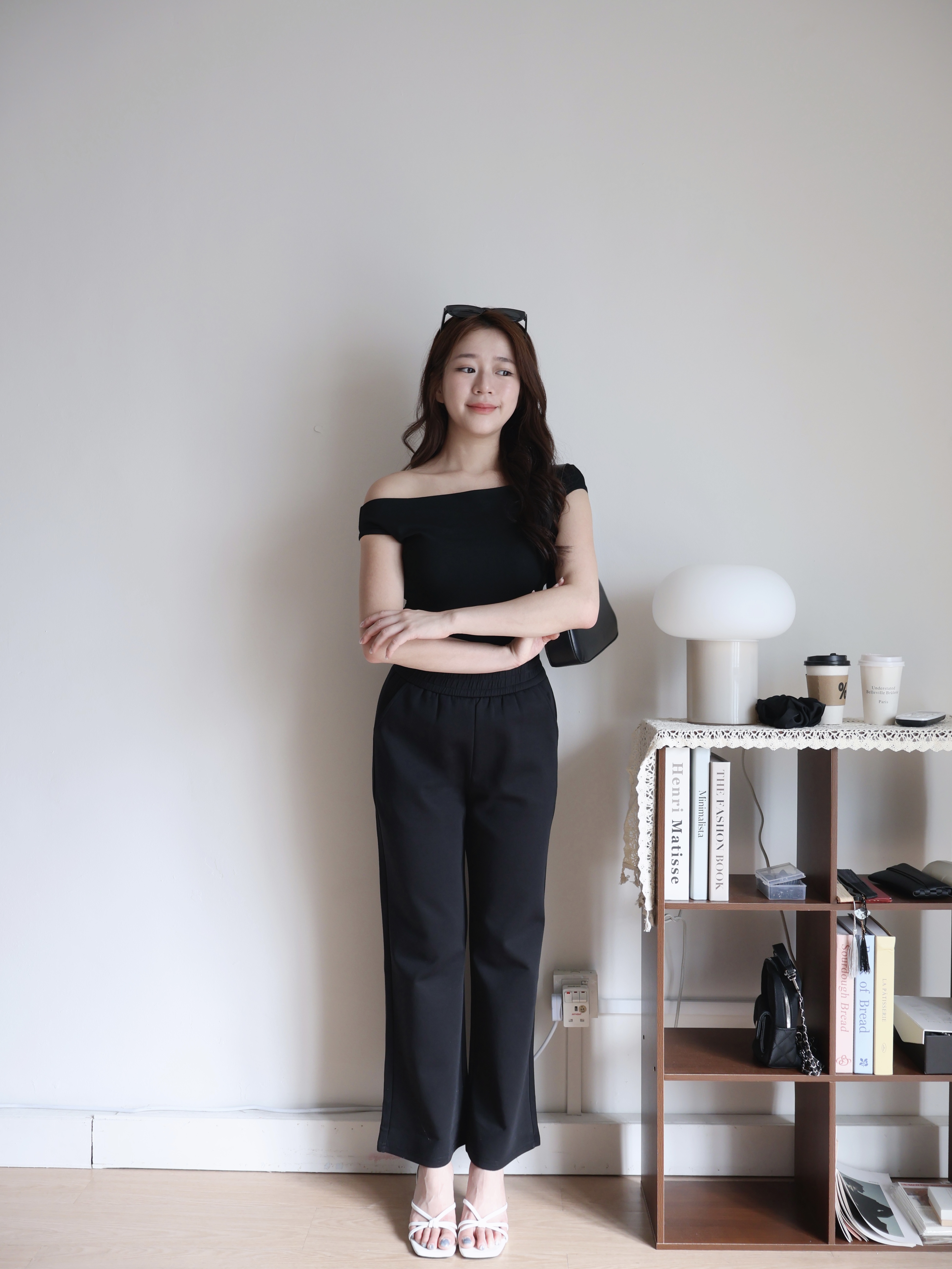 Rosie Cropped Top | Black