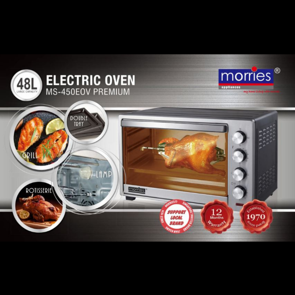 Morries 48L Rotisserie Convection Premium Baking Oven MS450EOV RU