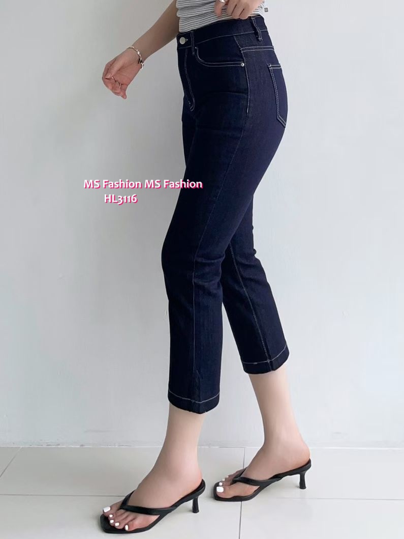 HL3116 韓國👖Howluk8分闊筒牛
