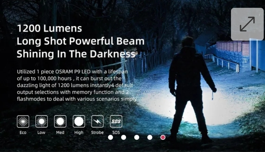 $195件,WUBEN C3 手電筒