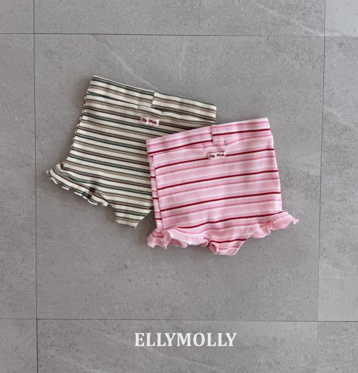 Ellymolly | Stripe pants (Green size 7(100-110)