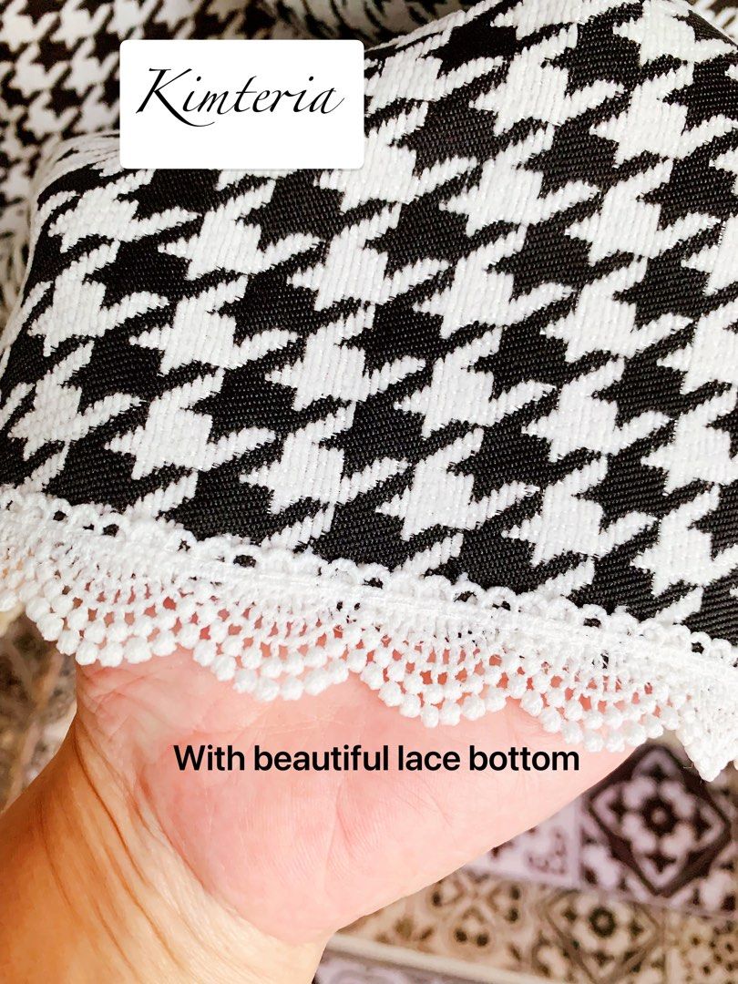 Modern Classic Modern Black & White Doorway Curtain