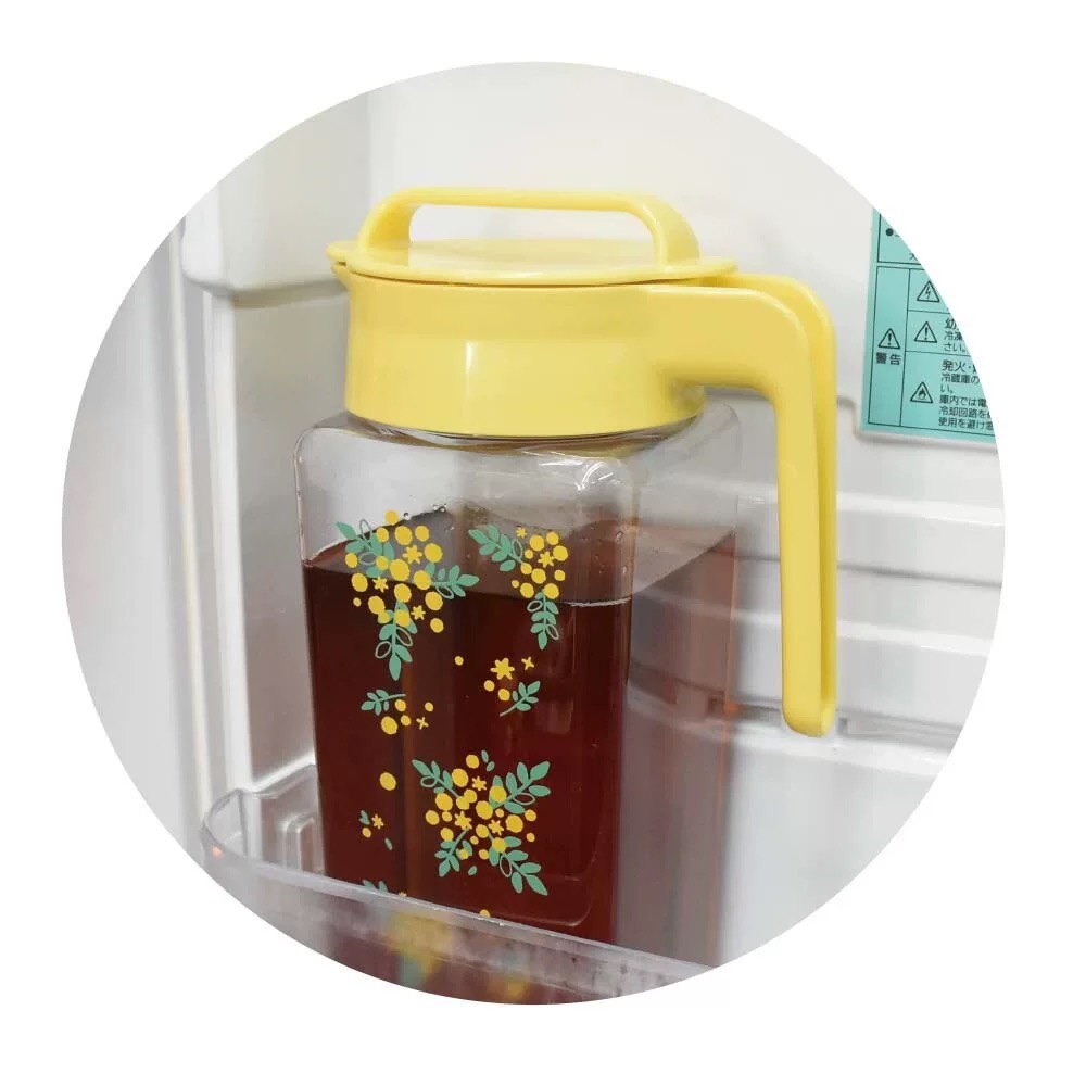 日本製花卉耐熱樹脂水壺/儲物罐