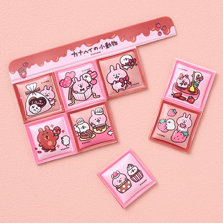 日本 kanahei YURUTTO STORE 朱古力系列 可剪磁貼