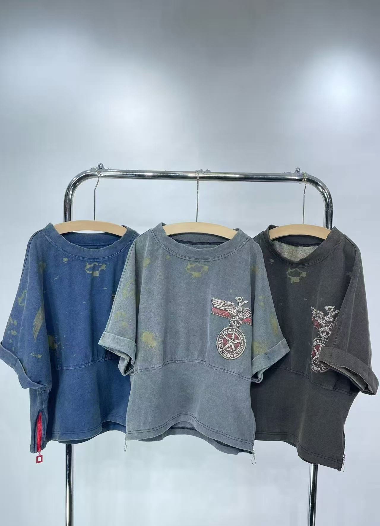 洗水棉短袖Top