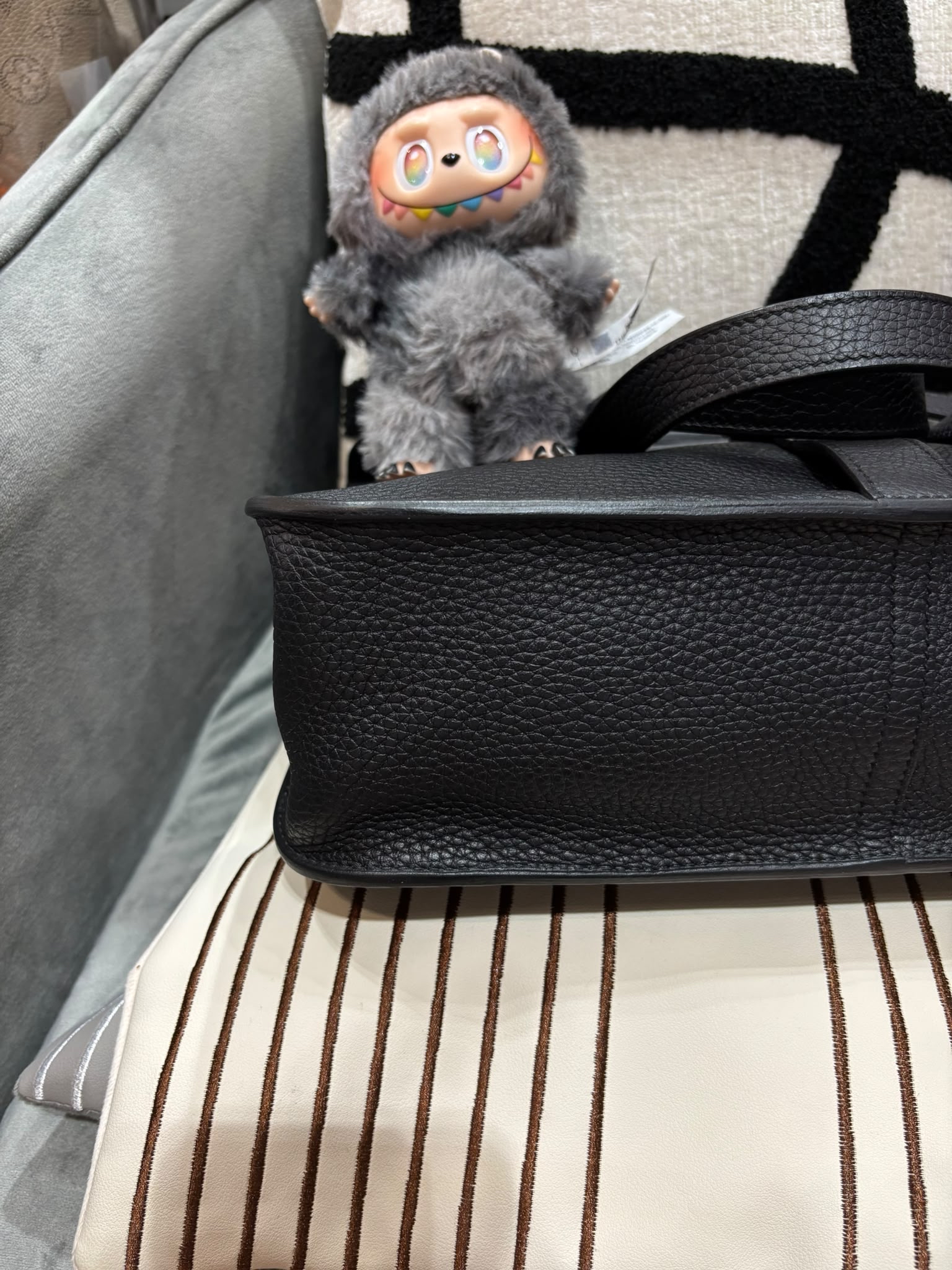 Hermes Halzan 31,STAMP A 黑銀 100%Authentic,98%new ✅專門店收據 ✅Dust bag 