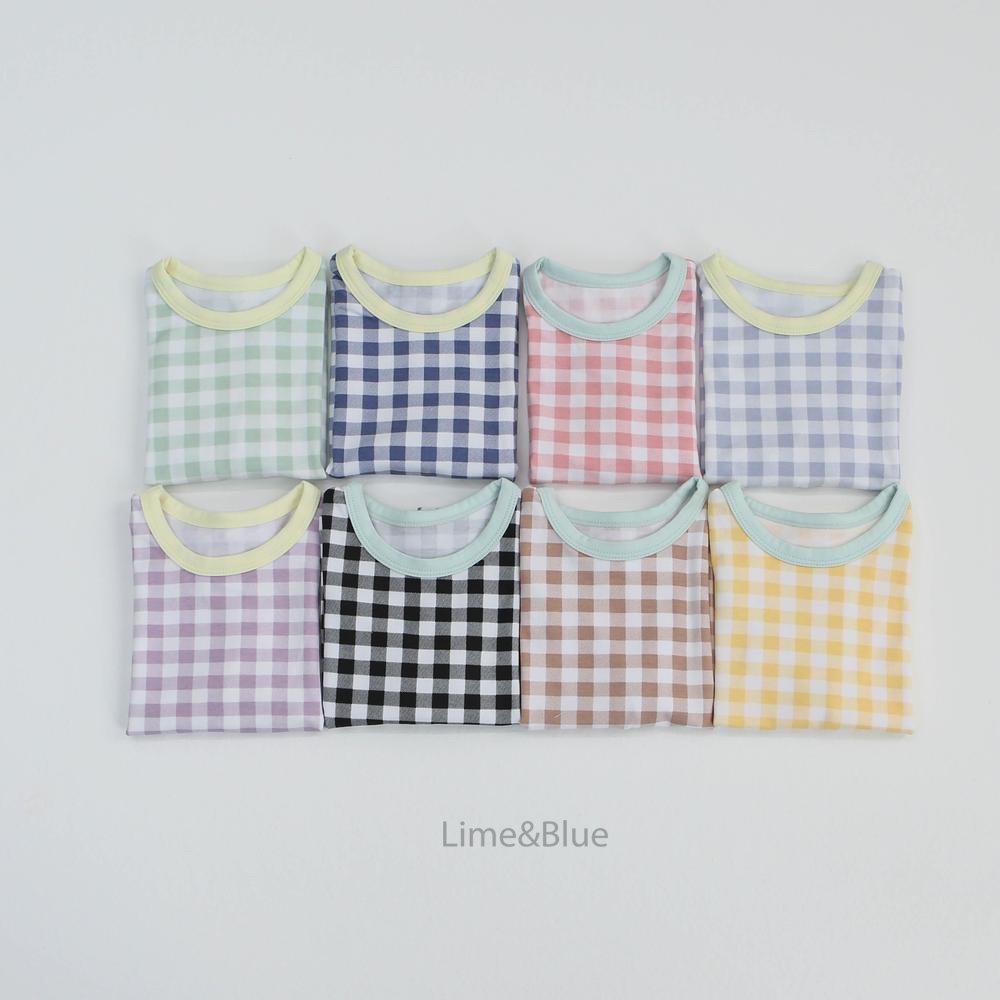 Summer Cracker Check Short-Sleeve Set
