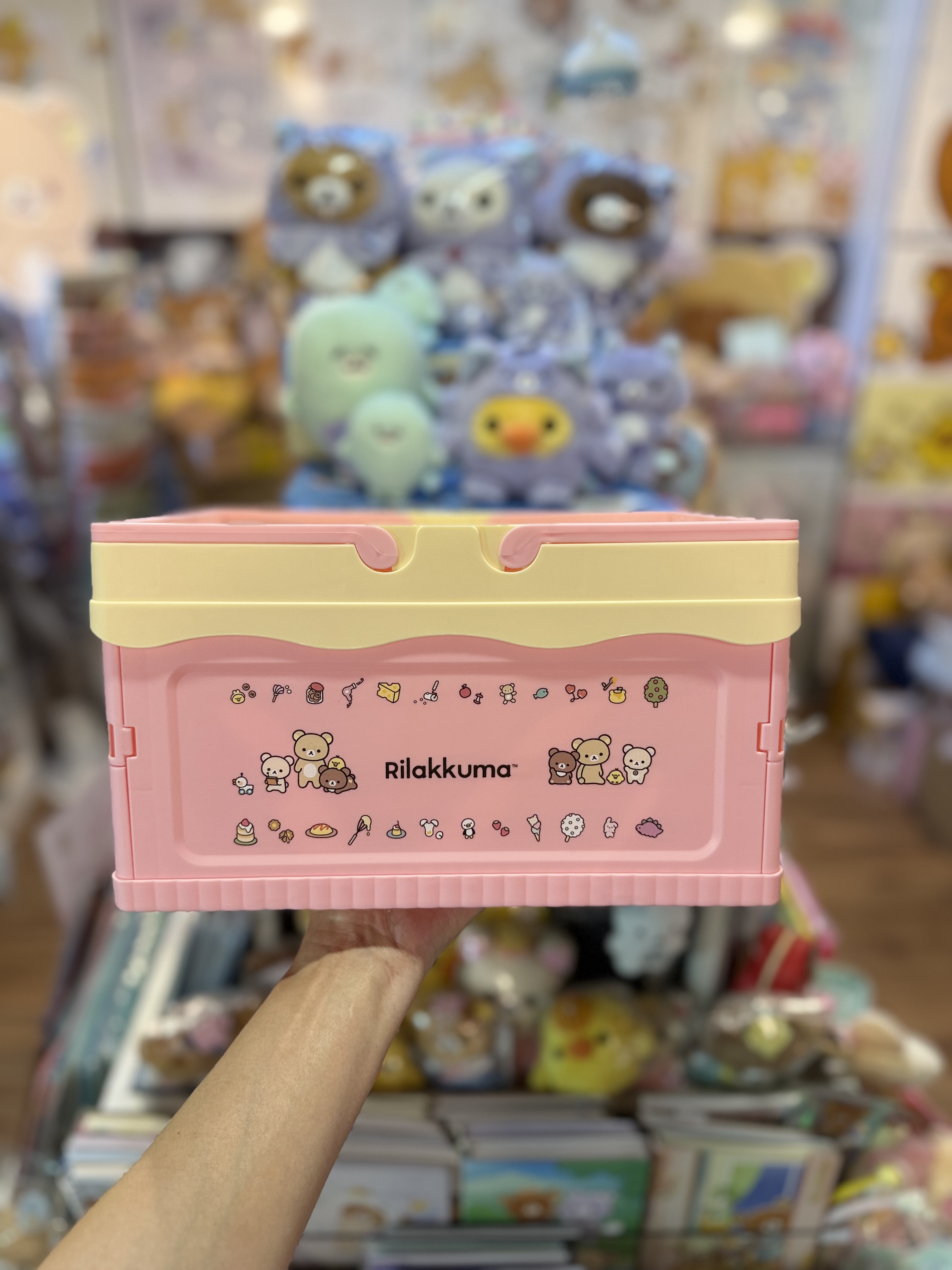 《現貨》全新Rilakkuma摺疊式收納盒
