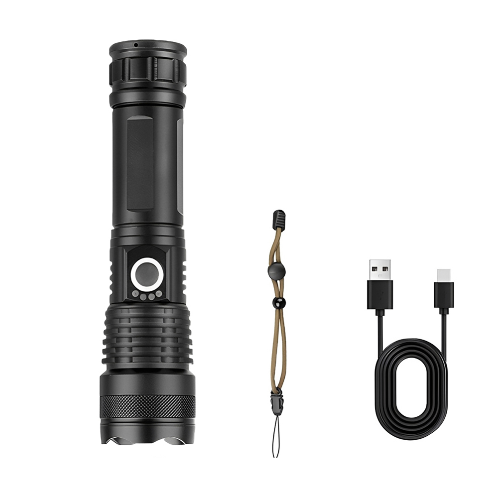 戶外強光遠射手電筒 內置電池 UB0273