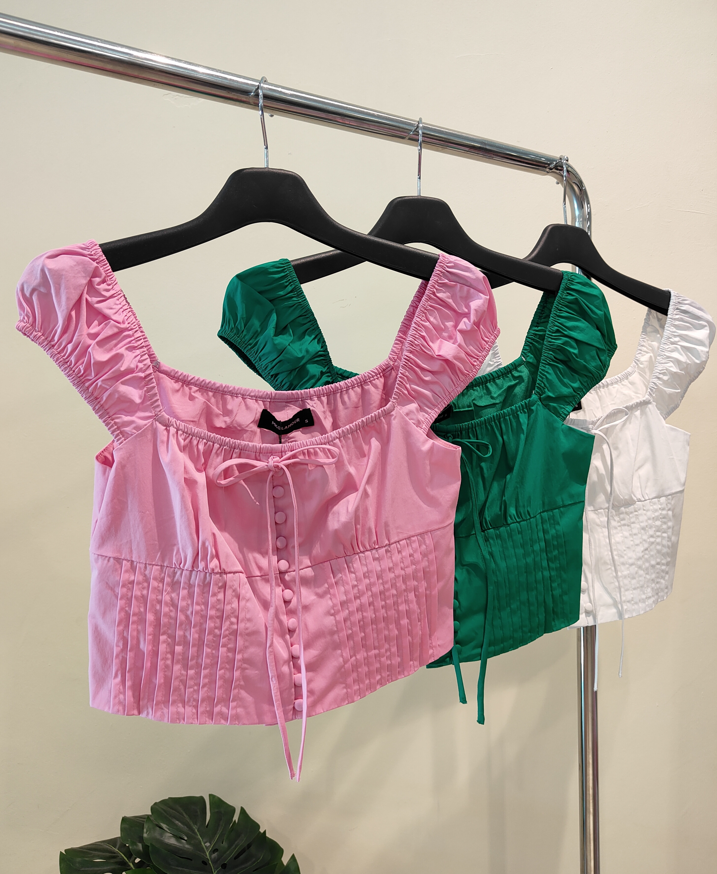 方领短版上衣 2609