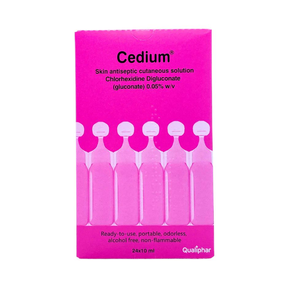 法國 Cedium®家存 皮膚外用消毒液 24枝x10ml【傷口消毒液】